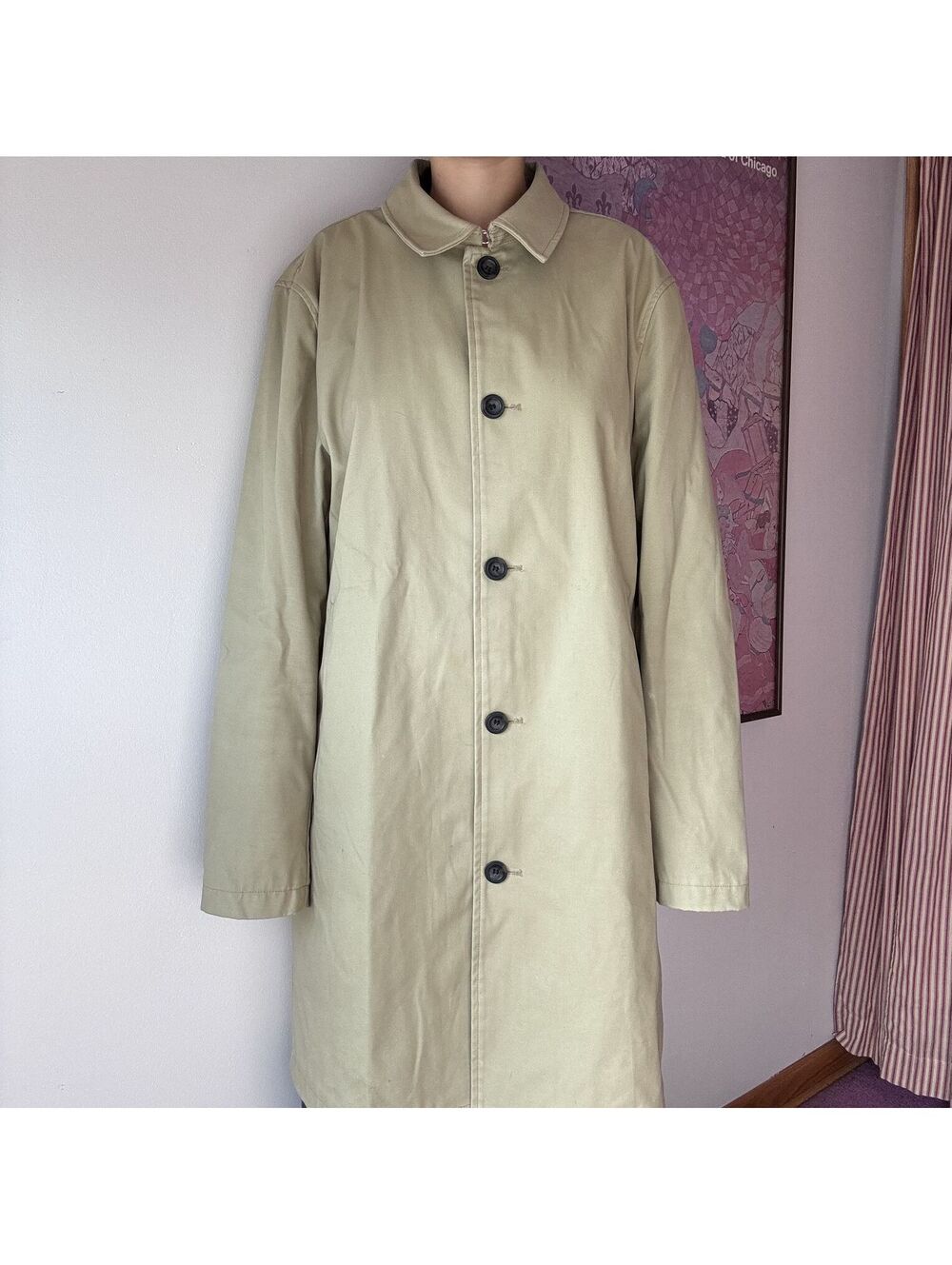 Topman Beige Trench Coat